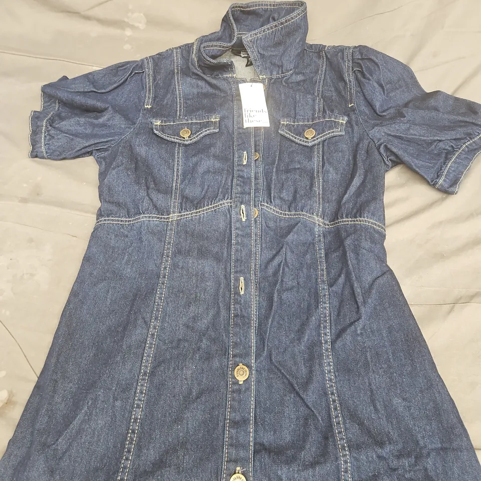 FRIENDS LIKE THESE DENIM SHIRT DRESS – WOMEN'S, UK 12 (US 8, EU 40) – INDIGO