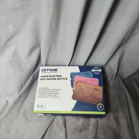 AMOS ELECTRIC HOT WATER BOTTLE – BOXED