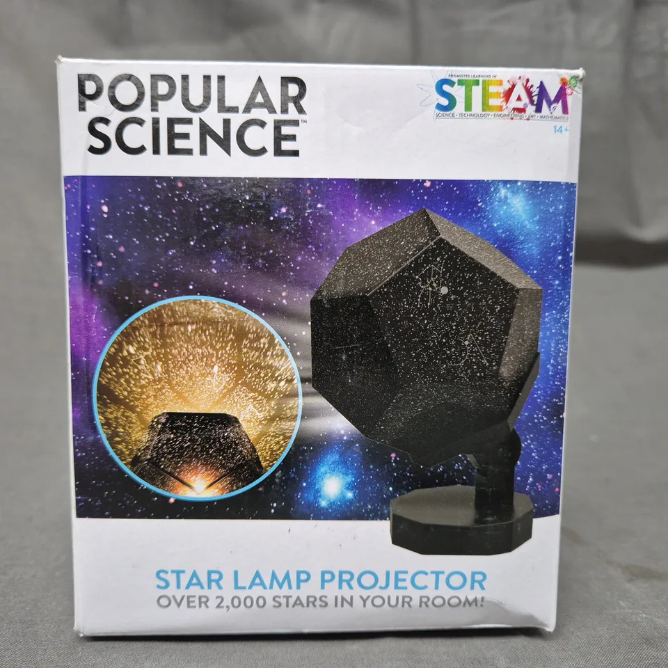 BOXED POPULAR SCIENCE STAR LAMP PREJECTOR