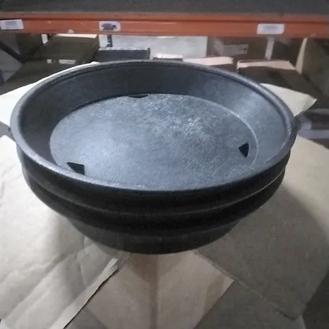 BOXED DINER PLATTER WITH BASE POLYPROPYLENE-BLACK APPROXIMATELY 12 PER BOX 