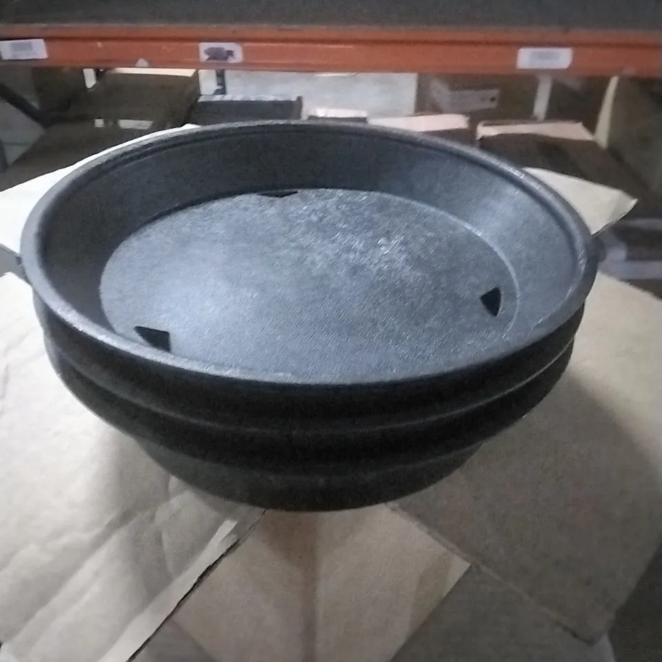 BOXED DINER PLATTER WITH BASE POLYPROPYLENE-BLACK APPROXIMATELY 12 PER BOX 