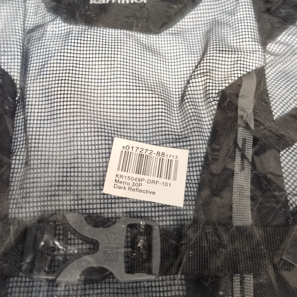 KARRIMOR METRO 30P BACKPACK – DARK REFLECTIVE