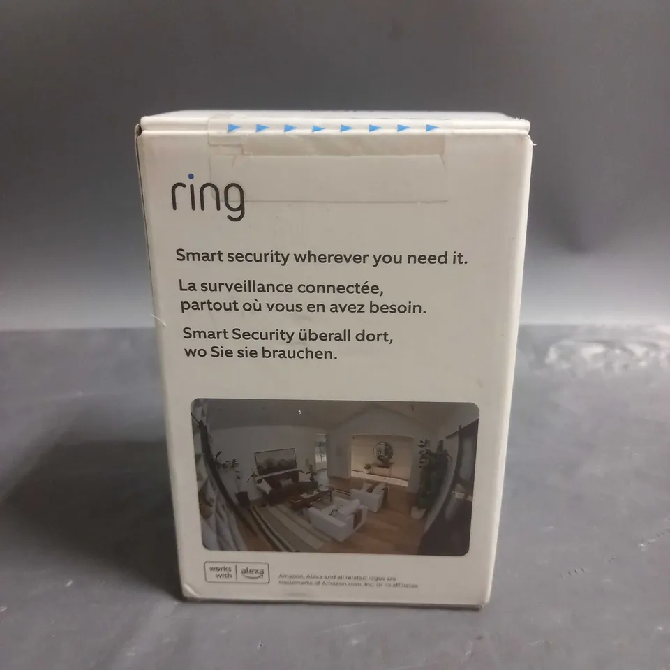 BOXED RING STICK UP CAM BATTERY INDOOR/OUTDOOR CAMERA