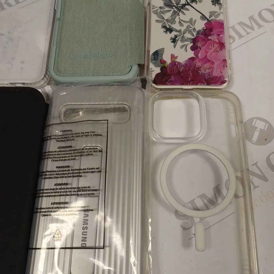 LOT OF 8 ASSORTED MOBILE PHONE CASES