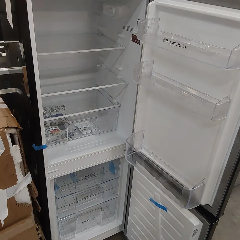 RUSSELL HOBBS RH50FF145B 145CM HIGH 60/40 SMALL FRIDGE FREEZER BLACK F-RATED - UNPROCESSED RAW RETURN