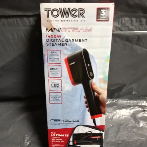 SEALED TOWER MINISTEAM DIGITAL GARMENT STEAMER 