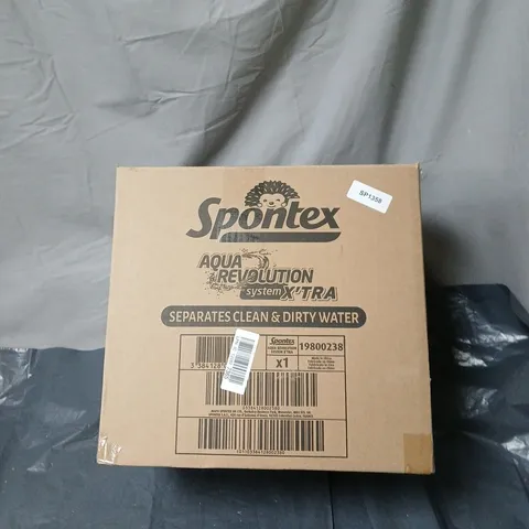 SPONTEX AQUA REVOLUTION SYSTEM X-TRA BOXED – SEPARATES CLEAN & DIRTY WATER