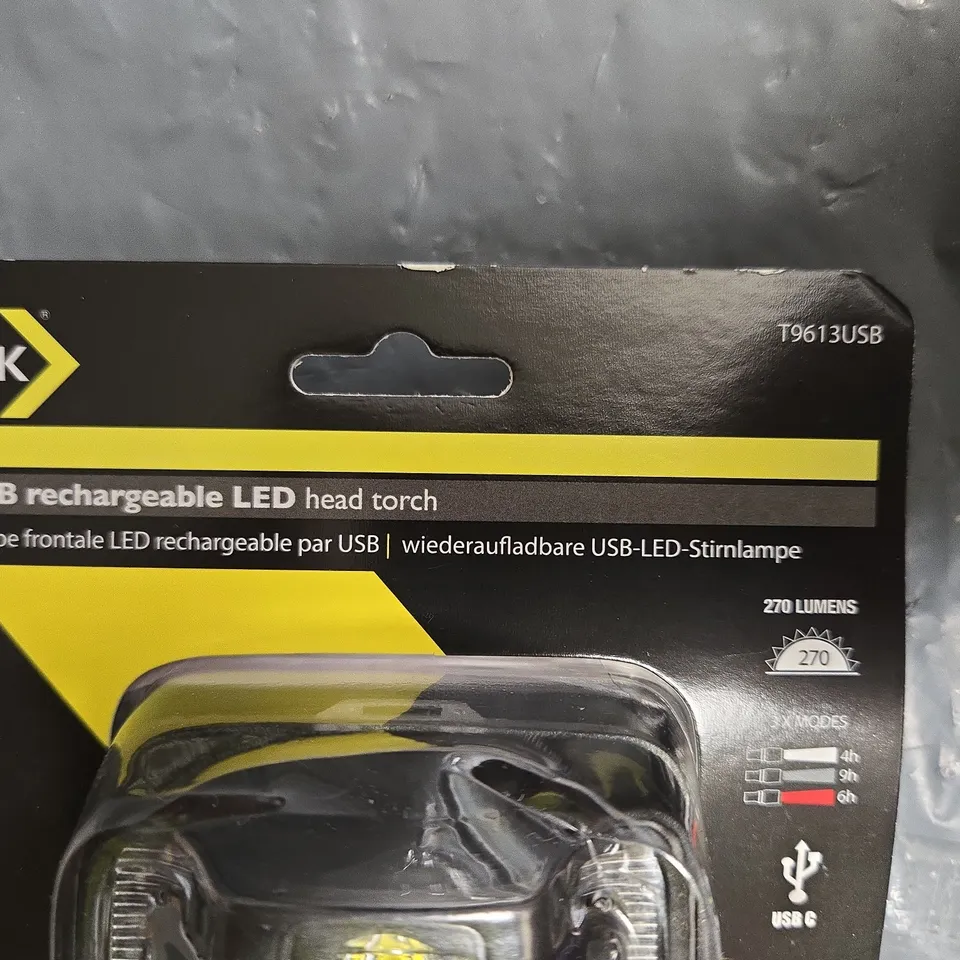 CK USB RECHARGEABLE LED HEAD TORCH