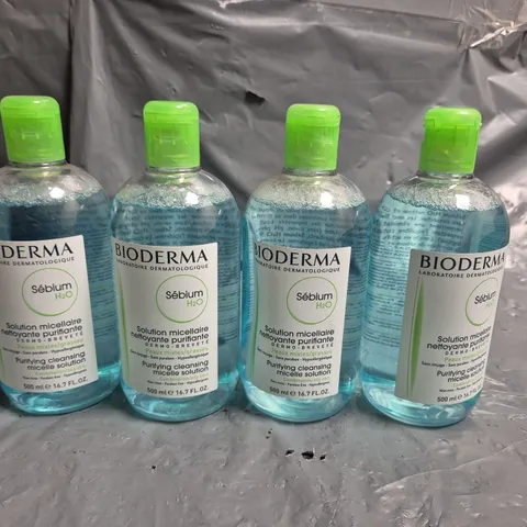LOT OF APPROXIMATELY 12 BIODERMA 500ML CLEANSING MICELLE SOLUTIONS
