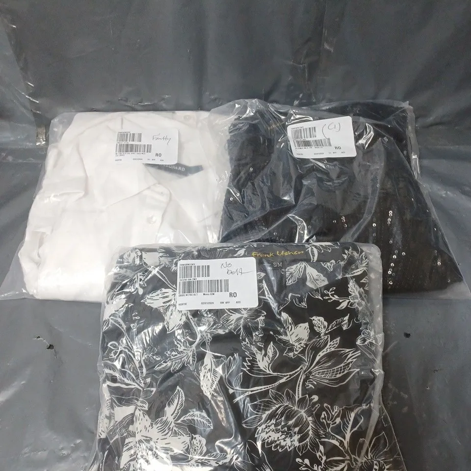 APPROXIMATELY 10 LADIES CLOTHING ITEMS ASSORTED COLOURS, SIZES AND STYLES