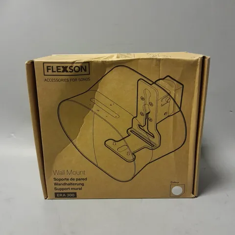 BOXED FLEXSON WALL MOUNT ERA300 - SINGLE IN WHITE