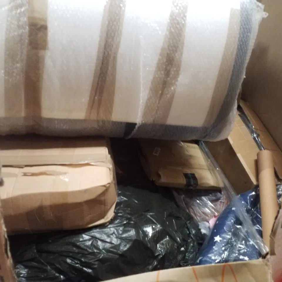 PALLET CONTAINING ASSORTED PRODUCTS INCLUDING KIDS BIKE, TOWER FAN, PLAYPEN, AIR MATTRESS & TOY WATER TABLE