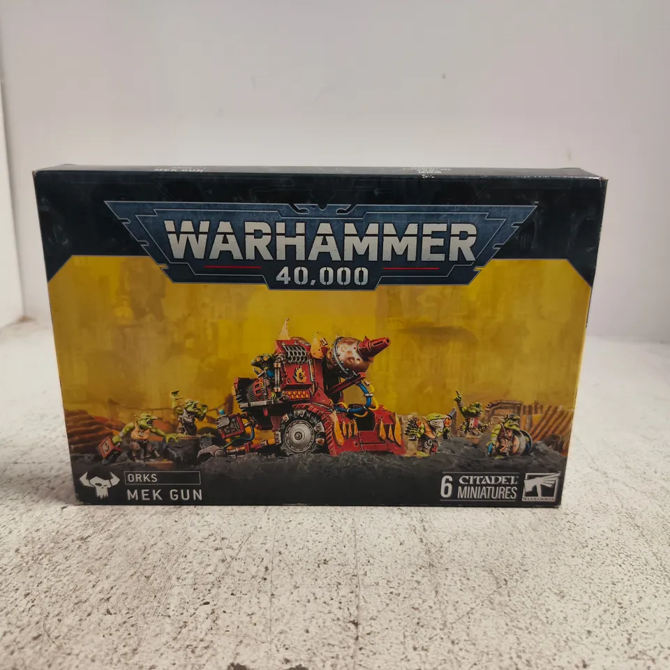 WARHAMMER 40,000 ORKS MEK GUN BOXED SET – 6 CITADEL MINIATURES