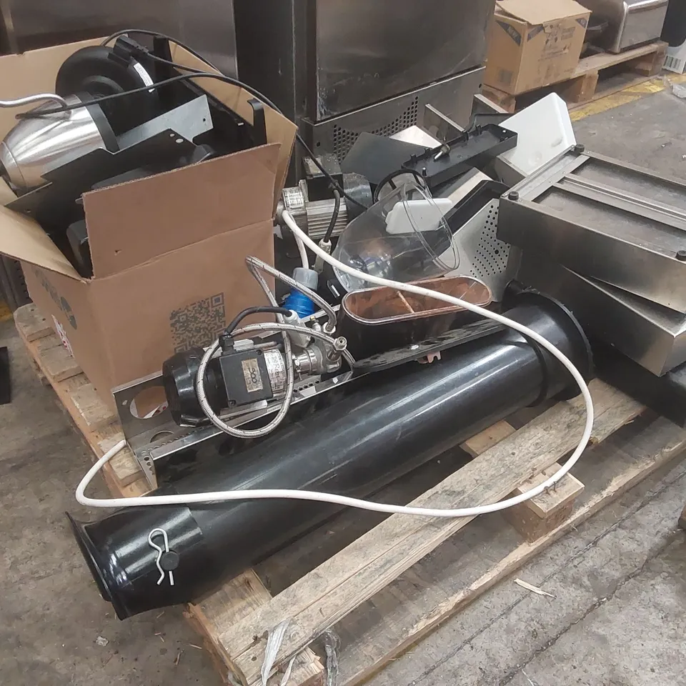 PALLET CONTAINING A LARGE QUANTITY OF ASSORTED CATERING/COFFEE MACHINE PARTS ECT