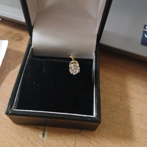 FIRE LIGHT 2CT LAB GROWN DIAMOND OVAL LEVERBACK EARRING 9CT GOLD