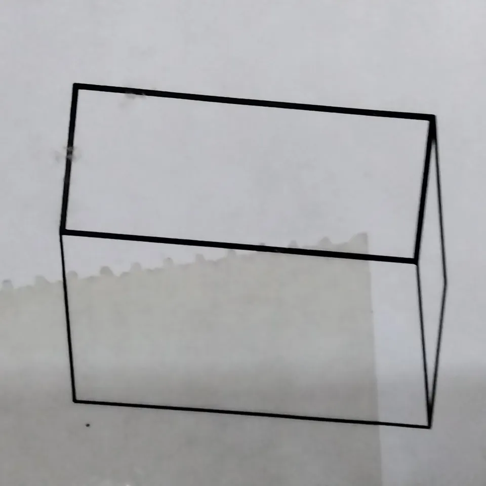 BOXED MIDVALE RECTANGULAR LAMP SHADE  