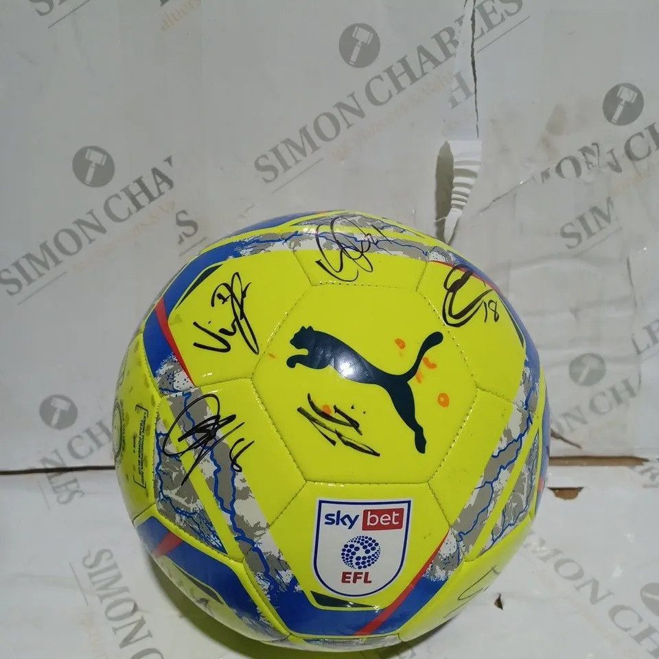 EFL CHAMPIONSHIP SIGNED BALL