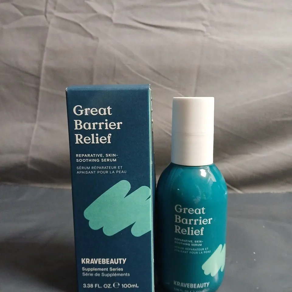 KRAVEBEAUTY GREAT BARRIER RELIEF SERUM 100ML
