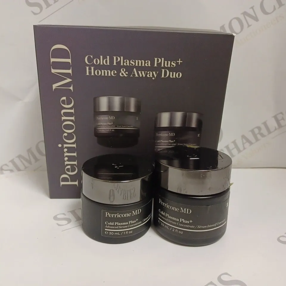 BOXED PERRICONE MD COLD PLASMA PLUS+ ADVANCED SERUM CONCENTRATE HOME AND AWAY DUO  