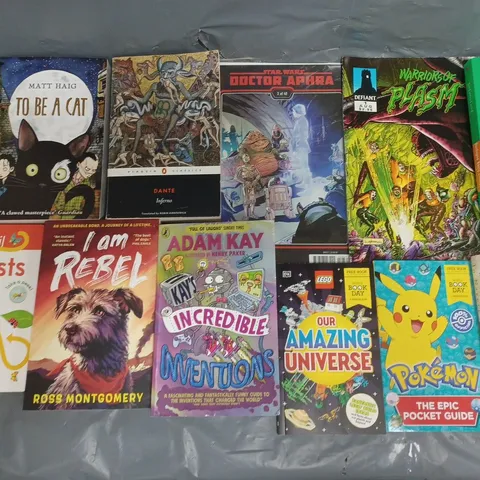 LARGE QUANTITY OF ASSORTED BOOKS OF VARIOUS GENRES TO INCLUDE WORKS BY ROSS MONTGOMERY, LIZ PICHON, DENNIS WHEATLEY, ETC - COLLECTION ONLY