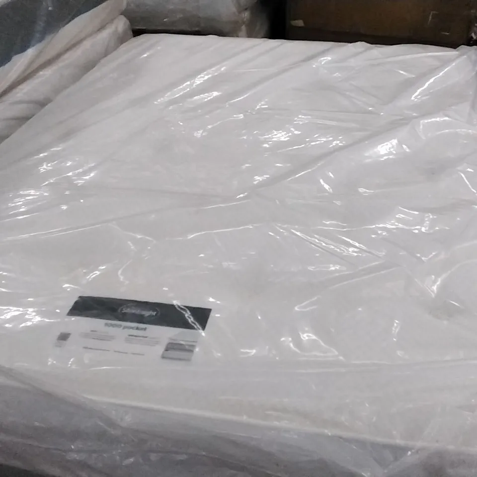 QUALITY BAGGED SILENTNIGHT 1000 POCKET ECO COMFORT DOUBLE 4'6" MATTRESS 