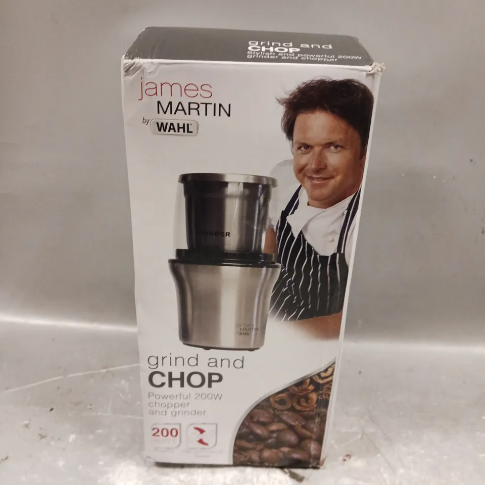 BOXED WAHL JAMES MARTIN GRIND & CHOP DEVICE 