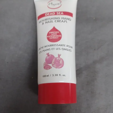 APPROXIMATELY 75 MYREL DEAD SEA HAND AND NAIL CREAM FOR DRY SKIN ENRICHED WITH POMEGRANATE EXTRACT 100ML