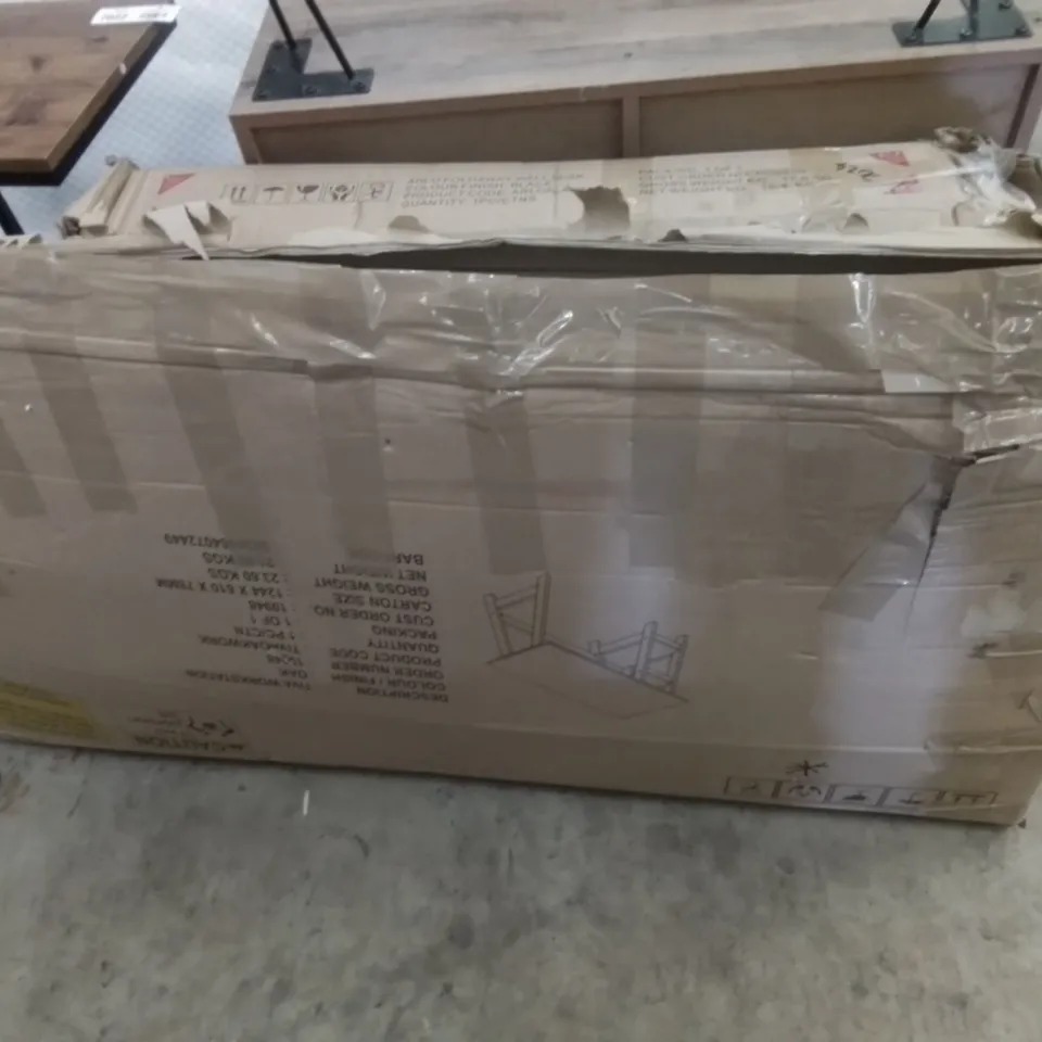 BOXED TIVA WORKSTATION - OAK EFFECT (1 BOX)