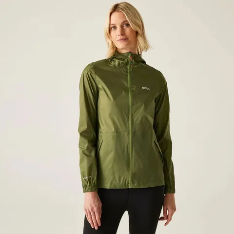 REGATTA WOMENS PACK-IT III WATERPROOF JACKET - SIZE UK 16