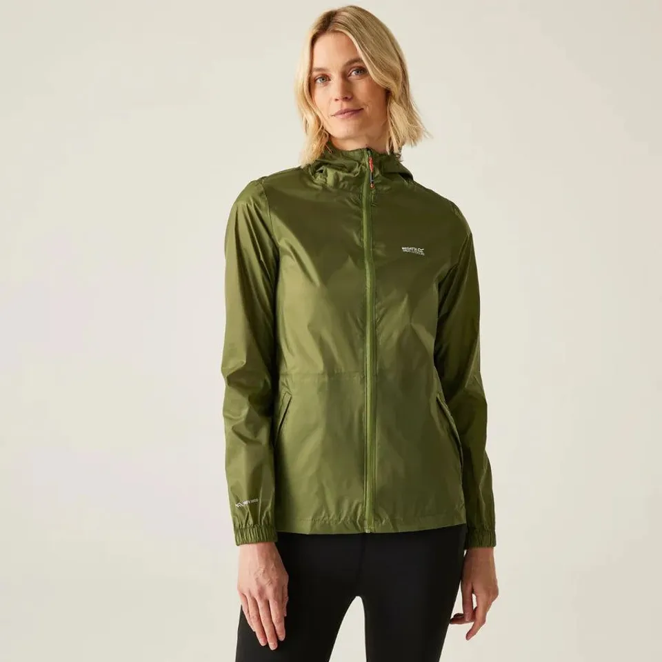 REGATTA WOMENS PACK-IT III WATERPROOF JACKET - SIZE UK 16
