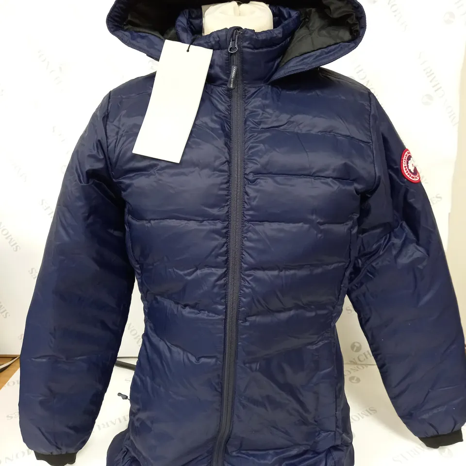CANADA LADIES CAMP HOODED JACKET IN NAVY - XS