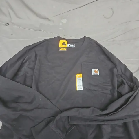 CARHARTT K126 WORKWEAR LONG SLEEVE POCKET T-SHIRT - L