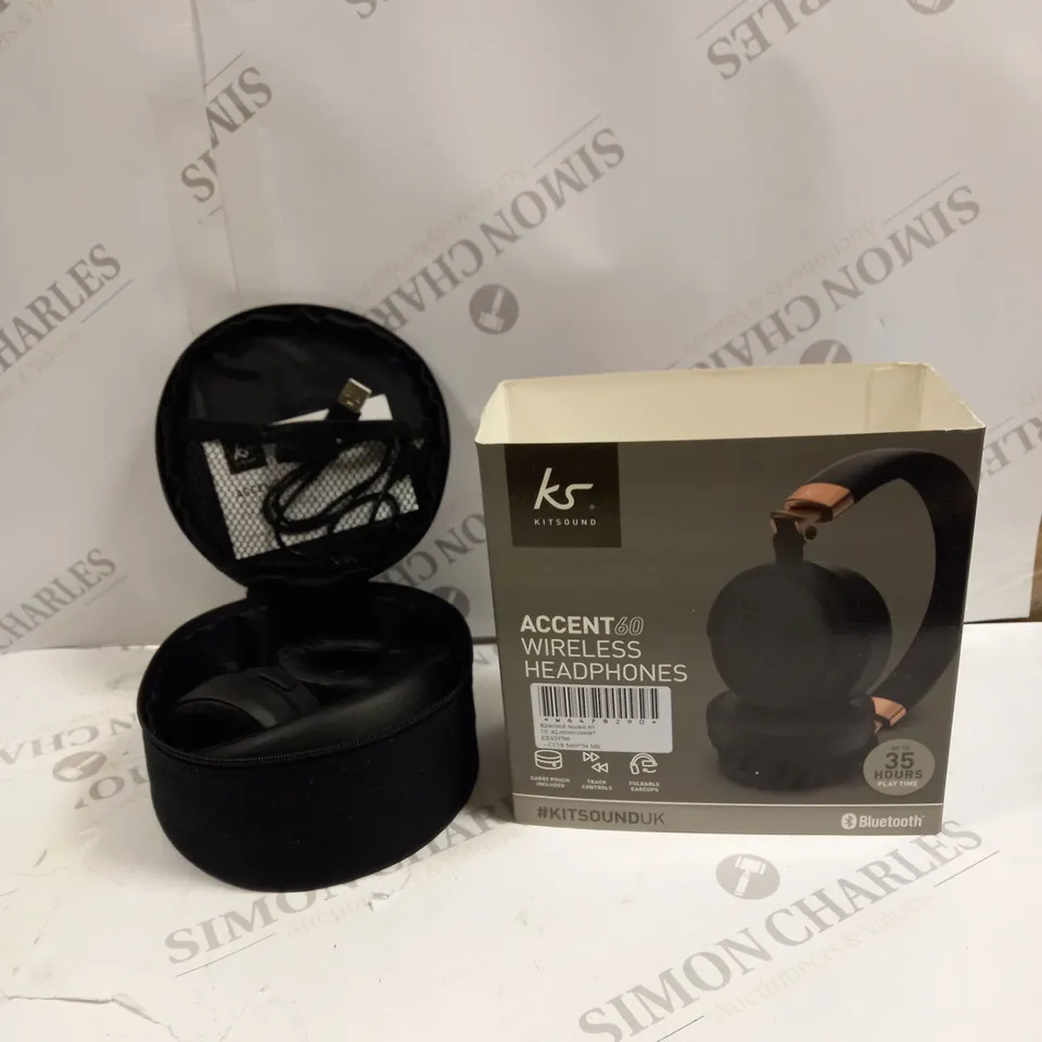 KITSOUND ACCENT 60 WIRELESS HEADPHONES