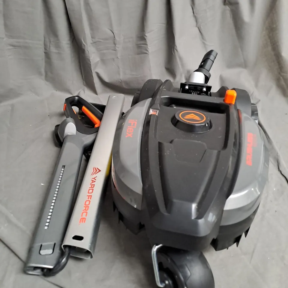 BOXED YARD FORCE IFLEX 12V MOWER & GRASS TRIMMER 