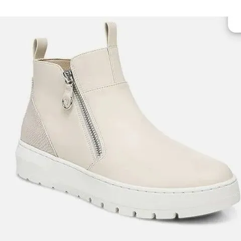 VIONIC BRINKELY HI TOP TRAINERS CREAM 5.5