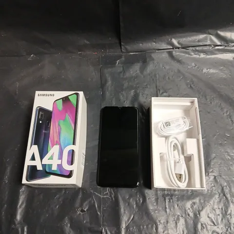 SAMSUNG GALAXY A40 SMARTPHONE – BLACK PRISM, 64GB – BOXED
