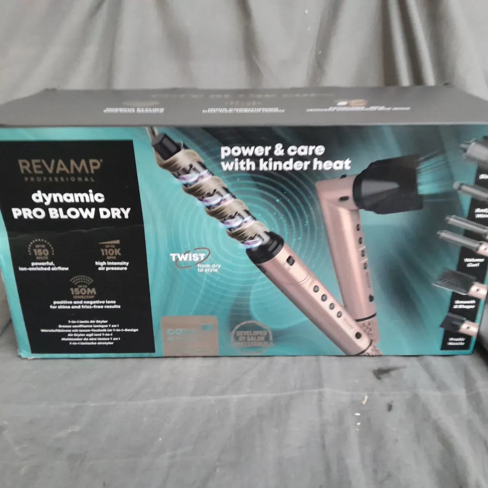 REVAMP DYNAMIC RADIANCE PRO BLOW DRY 7 IN 1 IONIC AIRSTYLER RRP £120