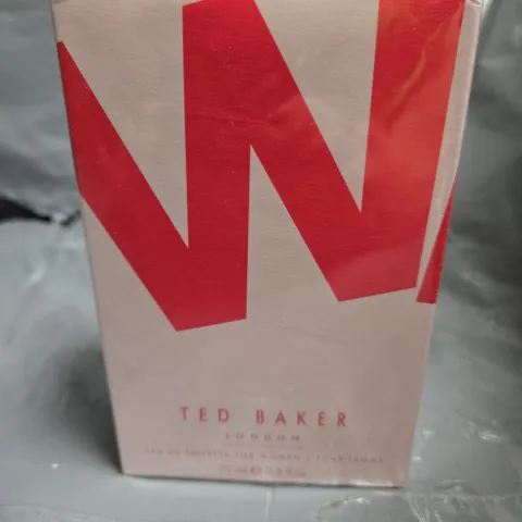 BOXED AND SEALED W TED BAKER LONDON EAU DE TOILETTE 75ML
