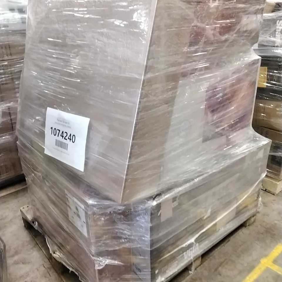 PALLET OF APPROXIMATELY 18 UNPROCESSED RAW RETURN MONITORS TO INCLUDE;