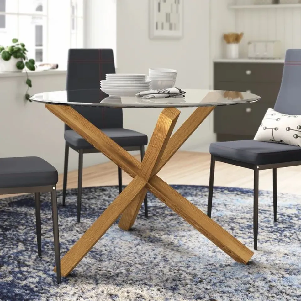 BOXED JEMMA TRESTLE DINING TABLE (2 BOXES)