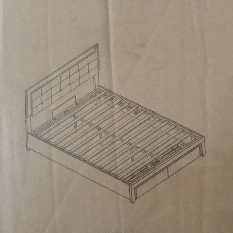 BOXED 5FT KING SIZE BED FRAME (2 BOXES)