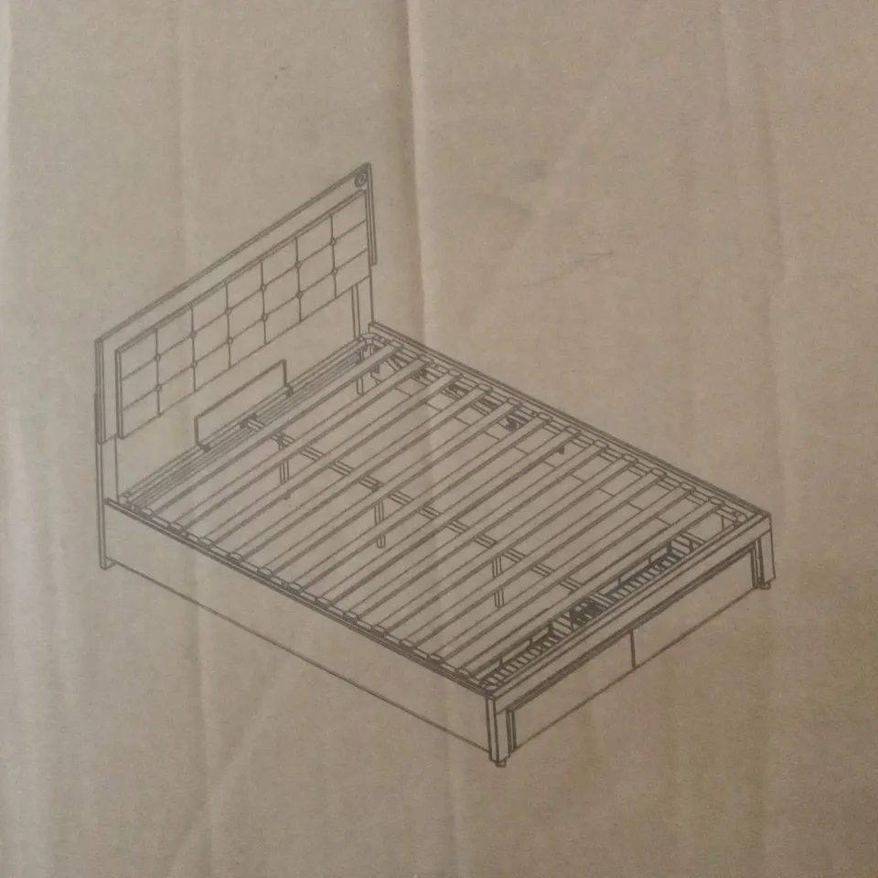 BOXED 5FT KING SIZE BED FRAME (2 BOXES)