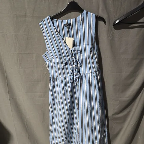 Nobody's Child Striped Sleeveless Dress – UK 10 (EU 38), Blue & White