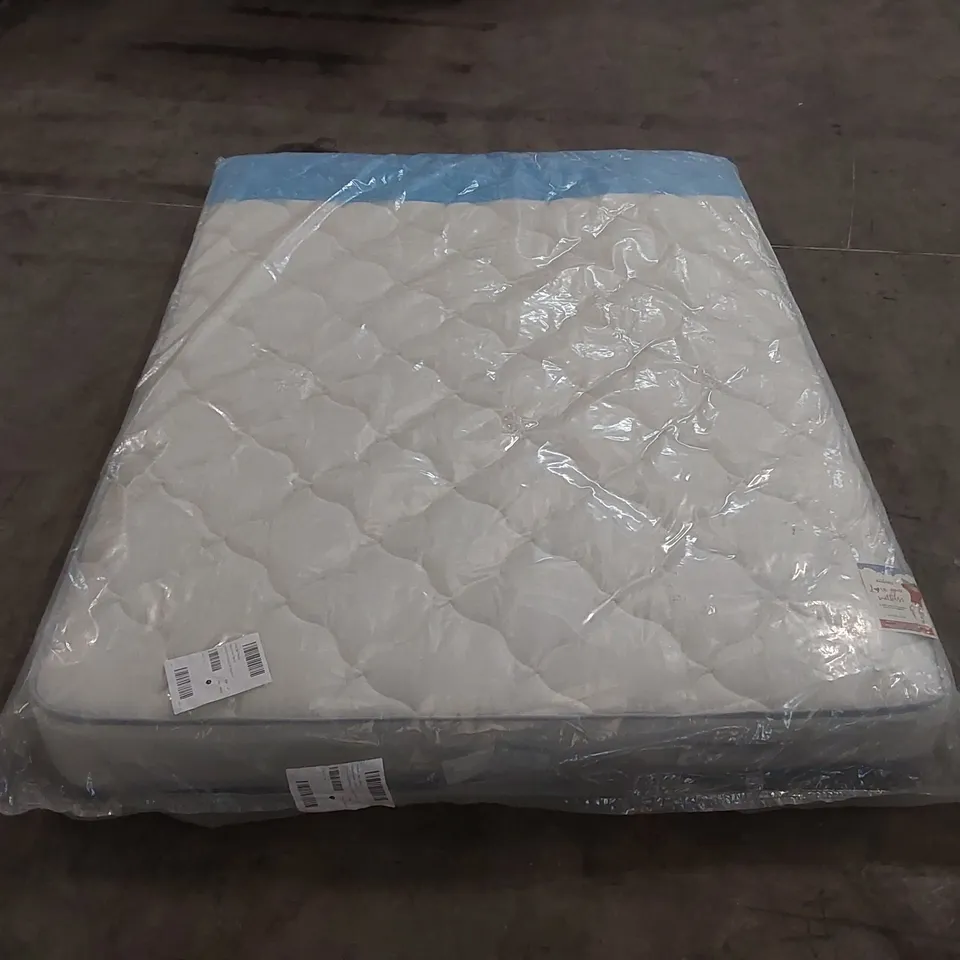 QUALITY BAGGED DESIGNER KING SIZE 150cm AIRSPRUNG LUXURY QUILTED MEDIUM MATTRESS RRP £259