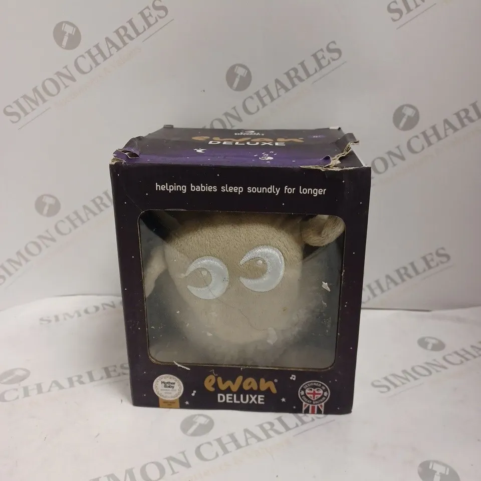 BOXED EWAN DELUXE - SHUSHING SLEEP SOOTHER WITH CRY SENSOR & 5 SOUNDS