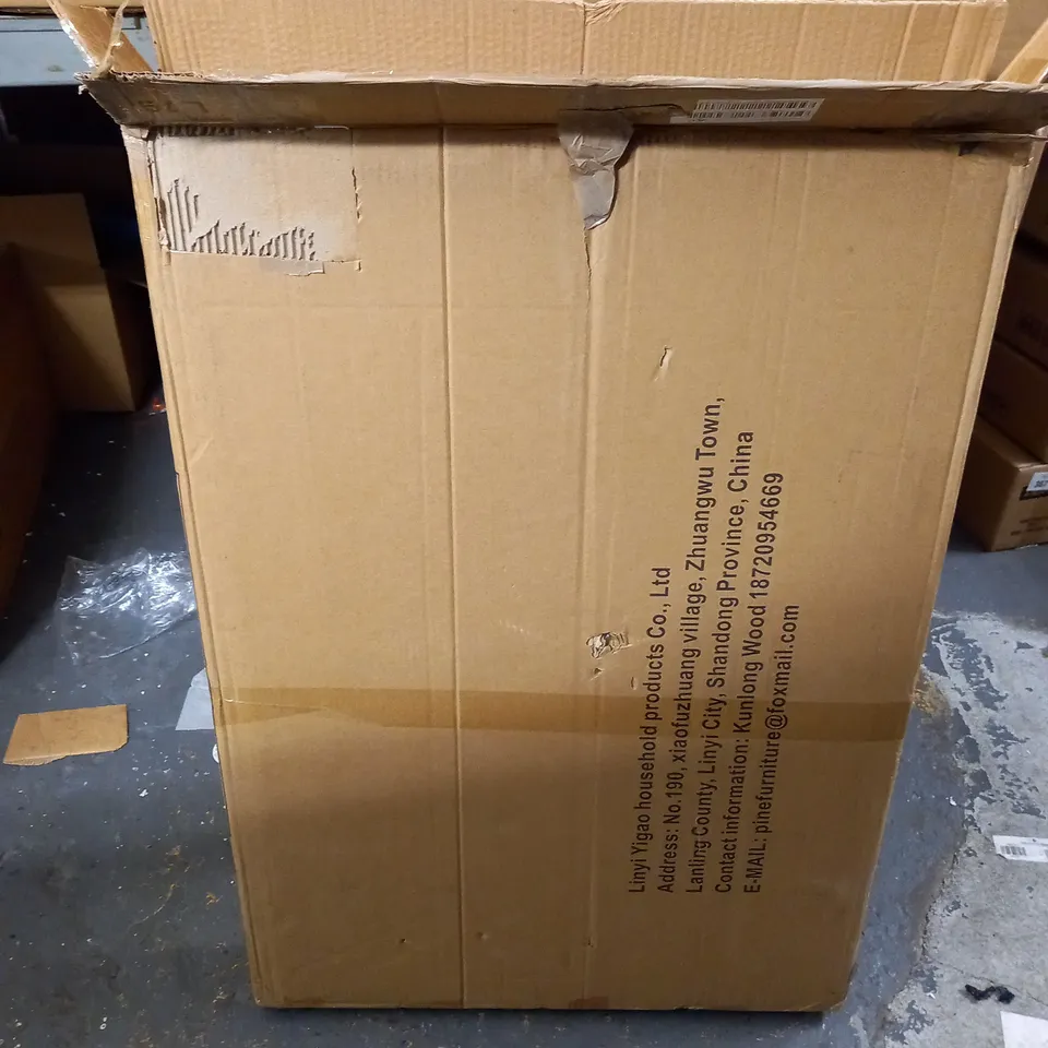 BOXED PINE WOOD FURNITURE ITEM - 10F1