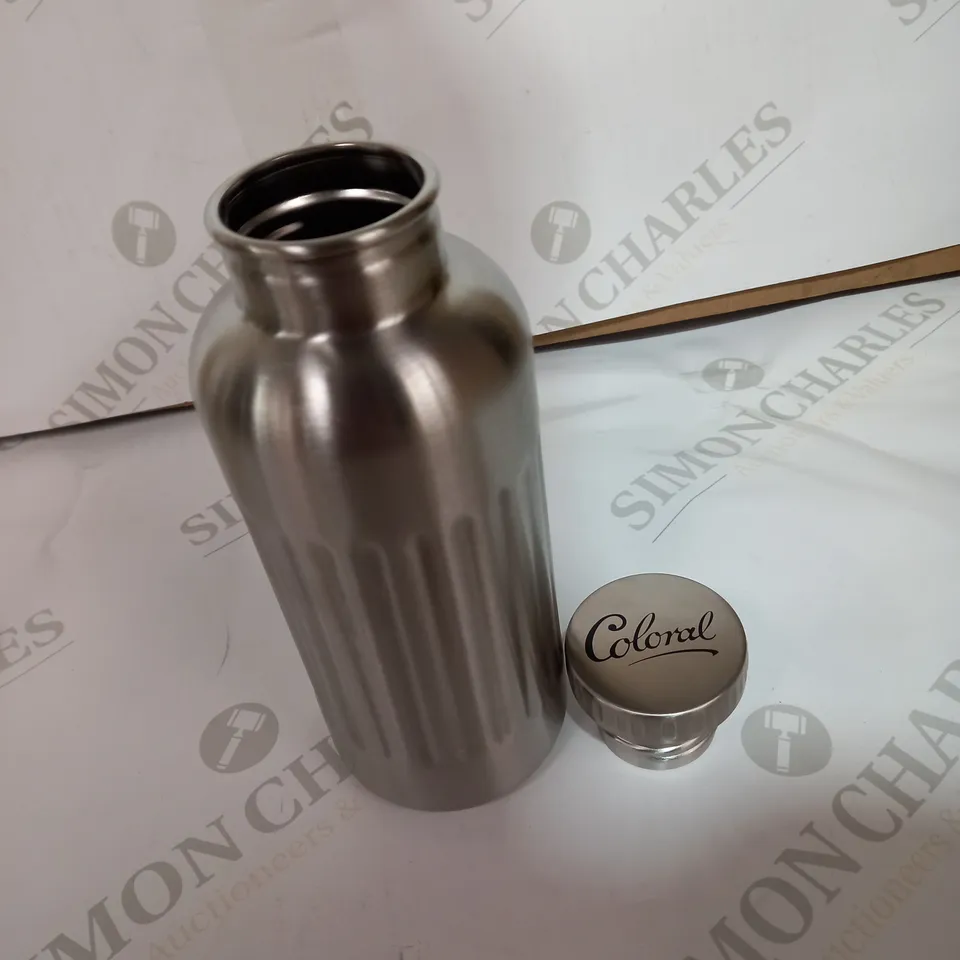 SILVER STAINLESS STEEL DRINKING CUP 