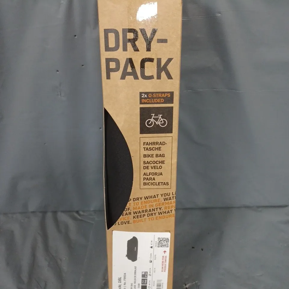 BOXED ORTLIEB DRY-PACK 16 - BLACK MATT
