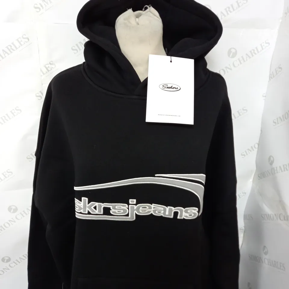 SISTERS AND SEEKERS STATEN LOGO HOODIE SIZE L