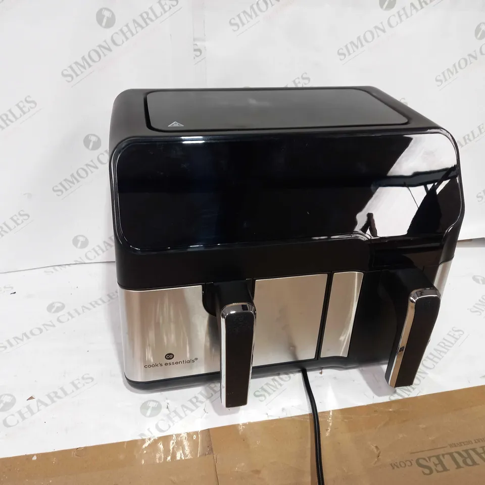 COOK'S ESSENTIALS 7.7L DUAL AIR FRYER